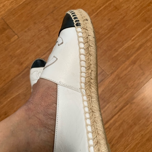 Chanel espadrilles 37 in 2 tone - Picture 11 of 12
